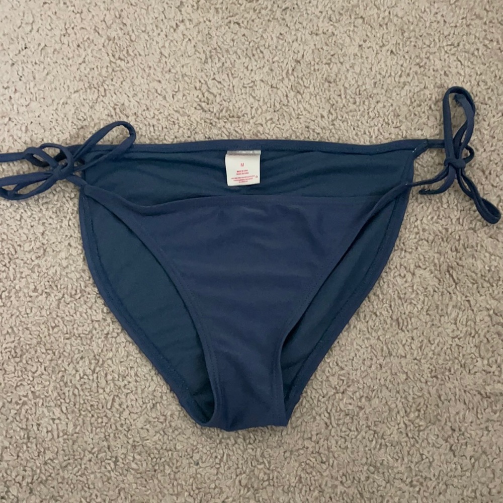 Blue bikini bottoms
